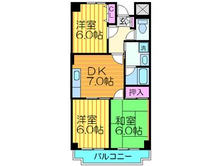 レスポワ－ル星田の物件間取画像